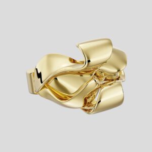 18K Gold Fractal Ring Code 8533
