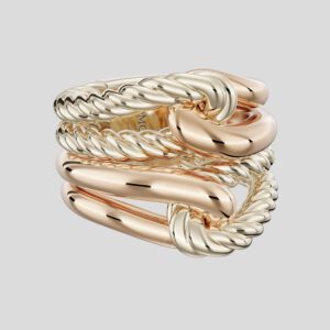 The 18K Gold Fractal Ring, code 30322