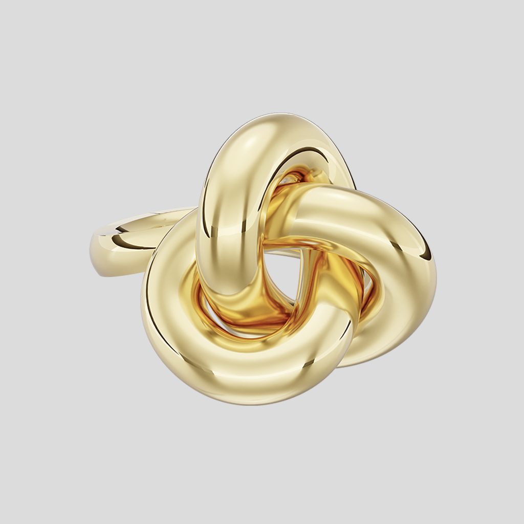 The 18K Gold Fractal Ring, code 9158