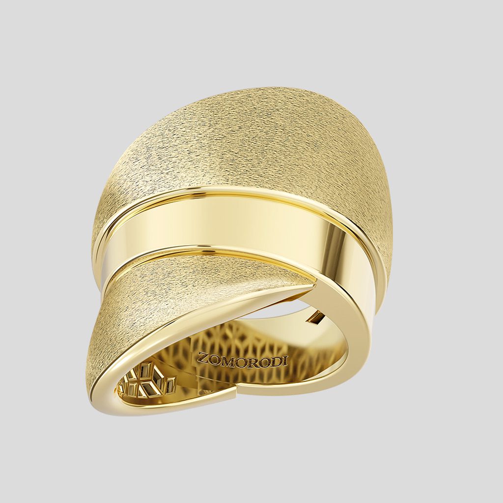 The 18K Gold Fractal Ring, code 30007