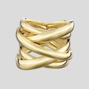 The 18K Gold Fractal Ring, code 9565