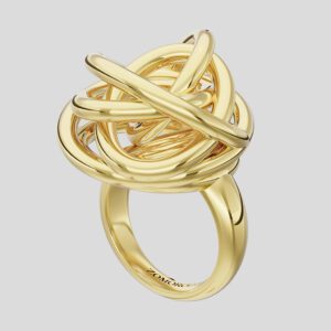 18K Gold Fractal Ring Code 9083